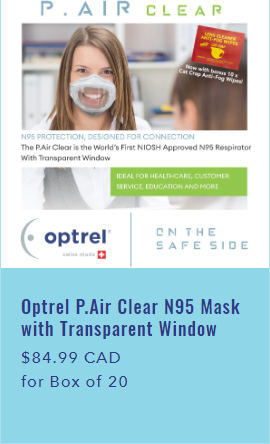 Optrel P.Air Clear N95 mask